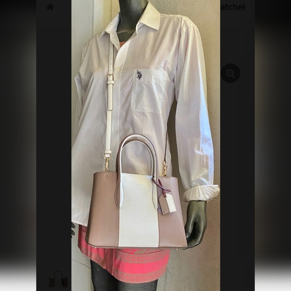 Kate Spade Eva Split Handle Small Top Zip Satchel - Like NEW - Picture 8 of 8